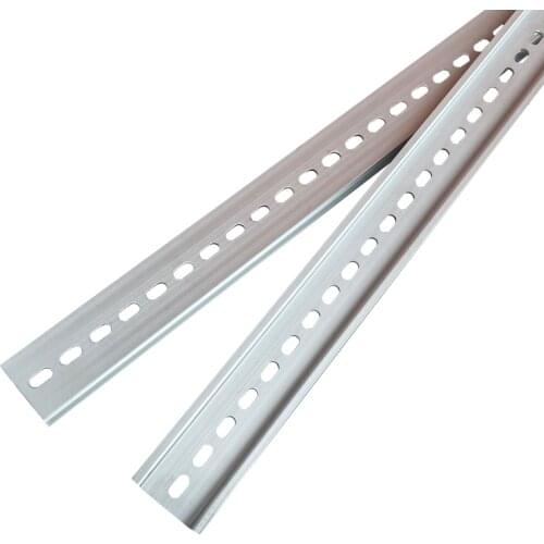 National standard C45 air open wiring terminal iron guide rail distribution box aluminum guide rail DZ47 circuit breaker clampin