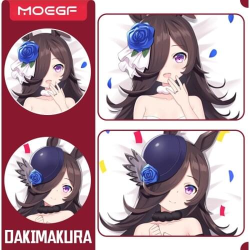 Japanese Anime Pillow Cover Case Pretty Derby Rice Shower Hugging Body Bedding Cushions Covers Dakimakura