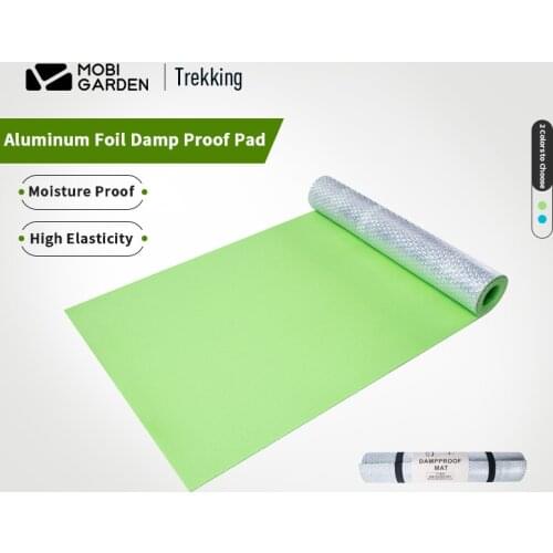 MOBI GARDEN XPE Aluminum Film Moisture-Proof Mat 0.6KG Ultralight High Elasticity Outdoor Beach Mat Foldable Fishing Camping Mat