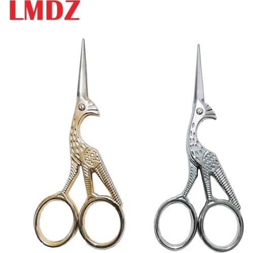 LMDZ Retro Scissors Cross Stitch Vintage Antique Embroidery Tailor Scissor Handicraft Fabric Sewing Stainless Steel CuttingTool