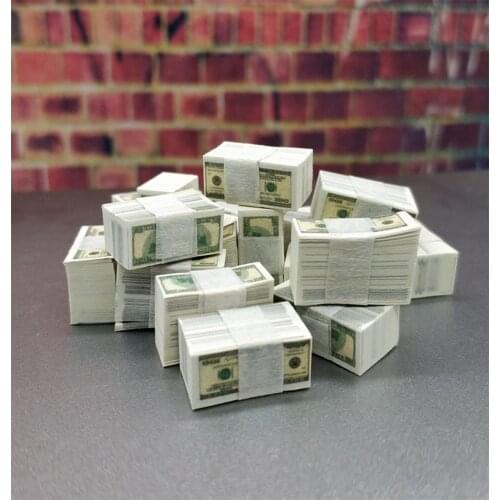 1/12 scale soldier scene accessories joker dollar money model for 6 inch action figure body