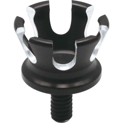 Imperial Style Motorcycle Crown Seat Bolt Tab Screw Nuts Mount Knob Cover for Harley Sportster Dyna Fatboy Road King