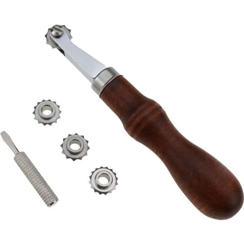 Leathercraft Leather Craftool Spacer Set DIY Handmade Leather Art Tools American Spacing Wheel