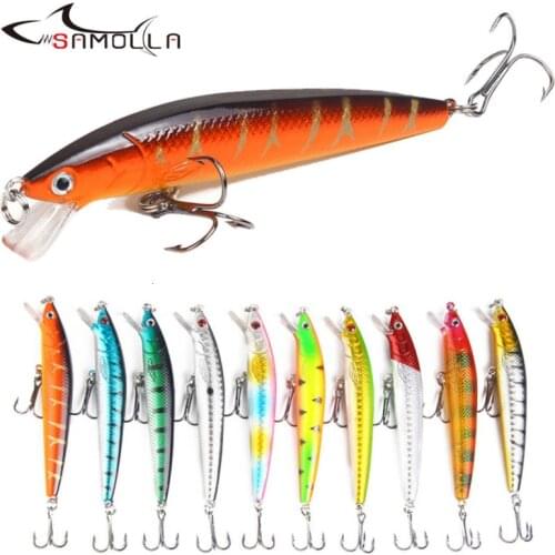 Minnow Fishing Lure 10Color Mino 2019 Hard Bait Weights 7g/10cm articulos de pesca Fishing Tackle top water lure bass fishing