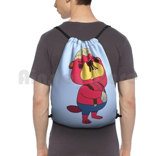 Pascal / / Animal Backpack Drawstring Bag Riding Climbing Gym Bag Dobutsu No Mori Population Growing Wild World City Folk