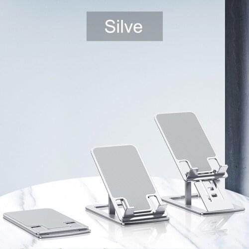 Foldable Tablet Computer Stand Phone Holder For iPhone 12 Ultra thin Aluminum Alloy Phone Support Tablet Holder Adjustment Stand