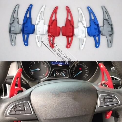 TTCR-II Aluminium steering wheel DSG paddle shifters for Ford Focus 2015-2017 Ford kuga 2016 2017 Paddle Gearbox Car Accessories