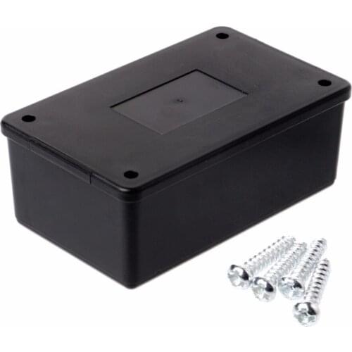 Waterproof ABS Plastic Electronic Enclosure Project Box Case Black 105x64x40mm