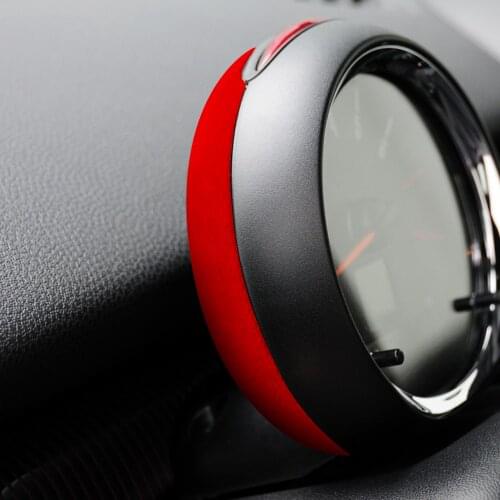 Suede Car Interior Dashboard Tachometer Frame Cover Trim Sticker Fit For BMW MINI R50 R52 R53-R61 2007-2013