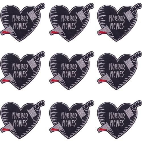 Pulaqi 10PCS Punk Patch Letters Wholesale Patches Iron On Patches For Clothing Stickers Stripe Wholesale Dropship Custom Patch