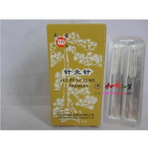 200pcs disposable acupuncture silver surface backshank acupuncture needle reusable guasha 0.25/30/35/40/45mm