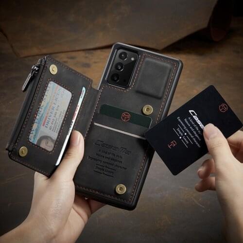 For Samsung Galaxy S8 S9 S10 Note10 Plus A51 A71 Note20 S20 S21 Ultra Case Flip Leather Wallet Book Case Detachable Back Cover