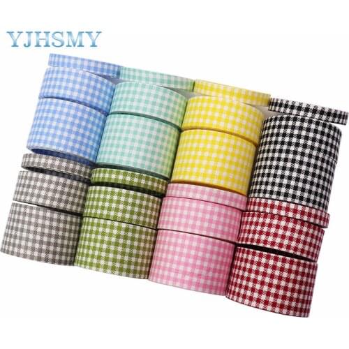Double-Sided Geometric Lattice Cloth Ribbons 5 Yards M-21510-602 DIY Crafts Hairclip Apparel Accessories and Sewing Decorations