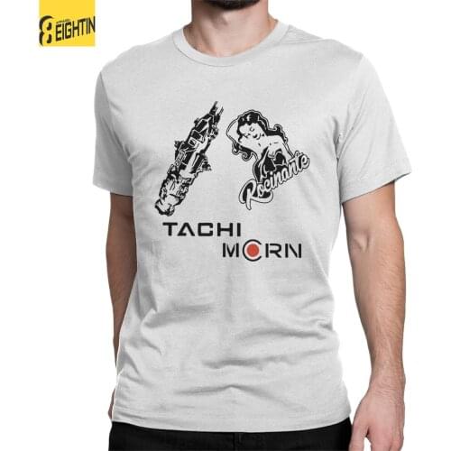 The Expanse Rocinante Ship T-Shirts for Men Mcrn Vintage 100% Cotton Tees Round Neck Short Sleeve T Shirts Big Size Clothes