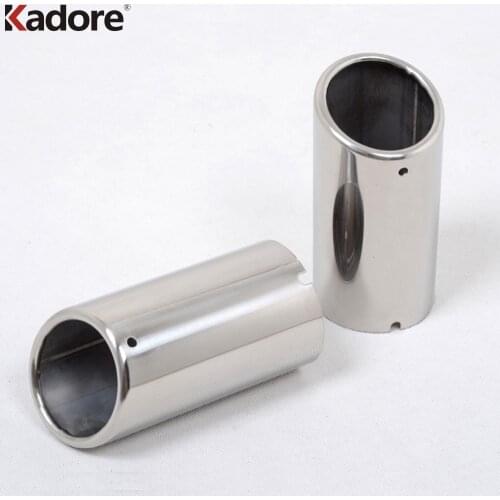 For Jetta 6 MK6 2.0TDI 2.5 2012 2013 2014 Stainless Steel Exhaust Muffler Tip Silencer Exhaust System Exterior Accessories