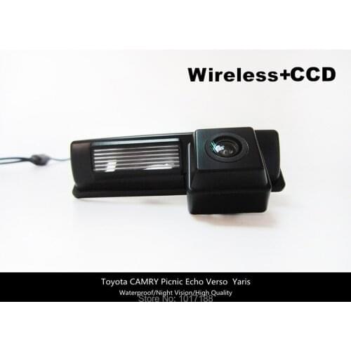 HD!! WIFI camera Wireless Car Rear View Camera CCD Chip For Toyota CAMRY Picnic Echo Verso Yaris