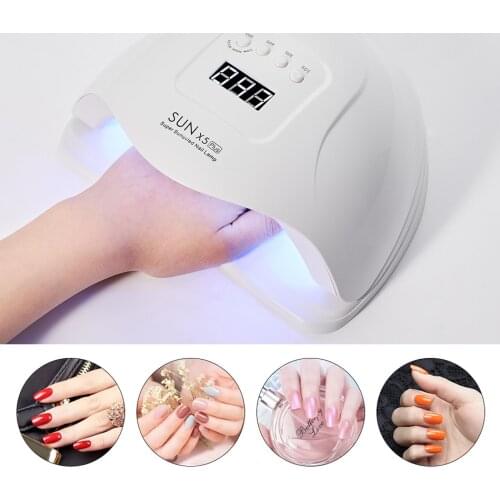 Meifover Sun X5 Plus Nail Gel Lamp 80W Nail Dryer For All Gel Varnish UV LED Ice Lamp With LCD Display For DIY Nail Dryer