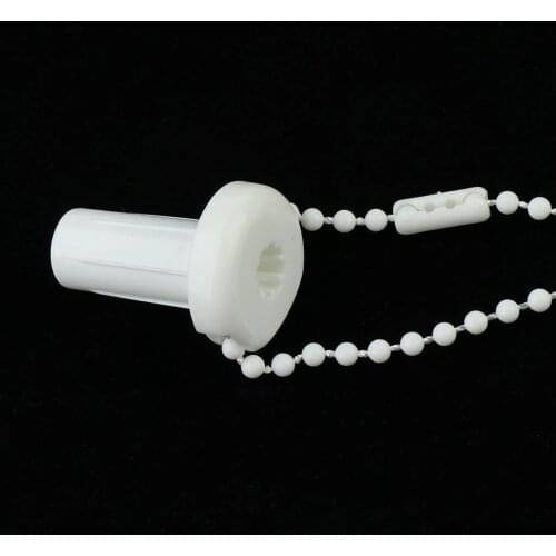 New Arrivals Plastic Roller Blind Accessories with 33.46' Long Bead Chain 17mm Tube Curtain Decorative Accessory Home Decration