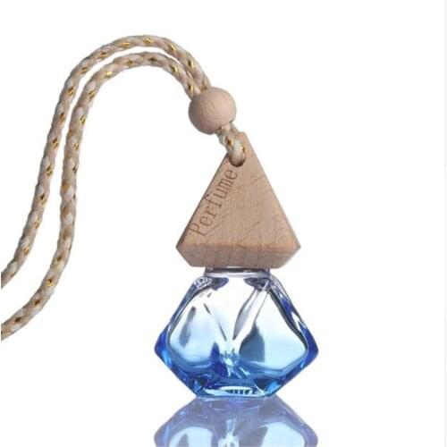 Air Freshener Flavoring for Car Perfume Car Air Freshener Perfume Original Importer Empty Hanging Glass Bottle May21