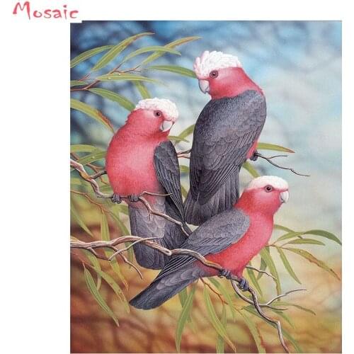 Full square,bird Diamond painting Cross Stitch,parrot,Diamond Embroidery sale,Christmas gift,Mosaic,New Arrival Home Decoration