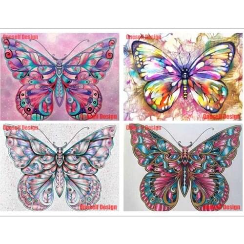 Popular 5d diamond painting full butterfly diy diamond mosaic sale animal diy diamond embroidery christmas decorations for home