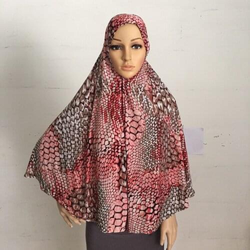 Popular colorful 90*80cm Big Size One Piece Long Hijab