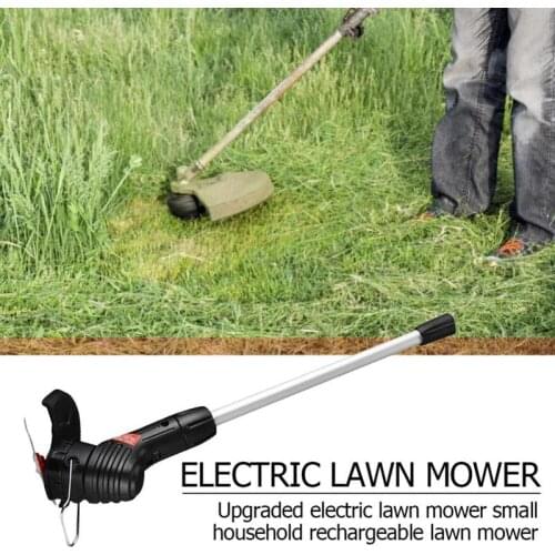 Portable Electric Grass Trimmer Rechargeable Handheld Lawn Mower Agricultural Household Cordless Weeder Garden Pruning Tool