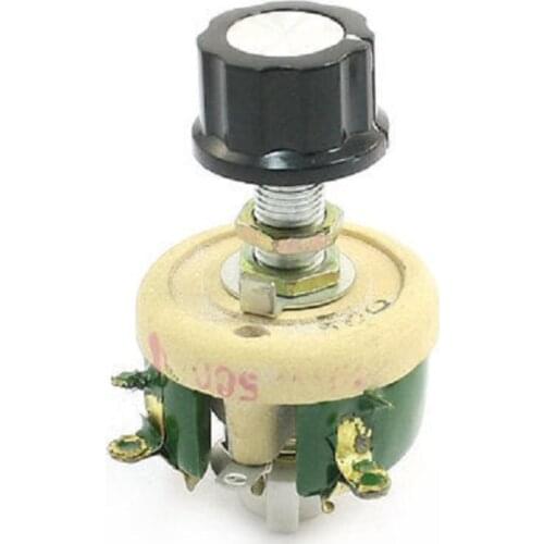 Wirewound Ceramic Potentiometer Adjustable Rheostat Resistor 25W 1R/2R/5R/10R/20R/30R/50R/100R/150R/200R/300R/500R/1KR/2KR