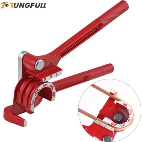 Thin Tube Manual Pipe Bender Three-Slot Design Labor-Saving Durable Wear-Resistant Pipe Bender Suitable For 6mm/8mm/10mm