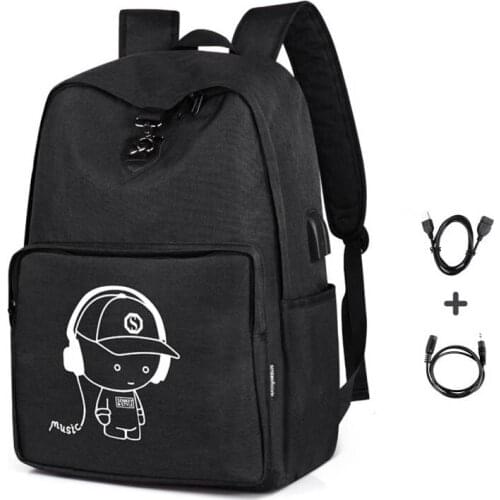 Anti Theft High School Backpack Bookbag For School College Student Travel Business with USB Charging Port For Boys Girls