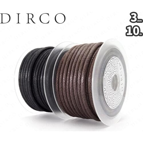 About the Fit Waxed Cotton Cord 3mm 10M/Roll For Jewelry Making Handcrafts Bracelet Necklace Apparel Accessories Beading JW30