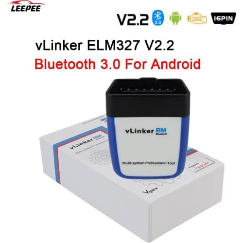 OBD2 Scanner Bluetooth 3.0 ELM327 V2.2 For BMW Bimmercode Car Diagnostic Tool Repairing Tools vLinker BM