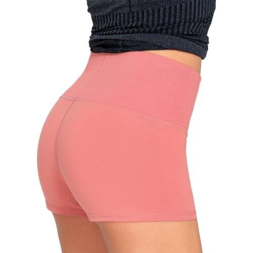 Womens High Waist Workout Running Compression Shorts Tummy Control Power Flex Athletic Shorts Sport Summer Quick Dry Short