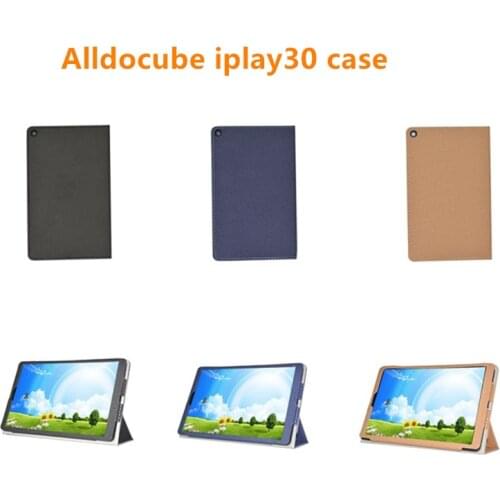 10.5" PU Leather Protective Sleep/Wake Case For ALLDOCUBE iPlay30 CUBE iPlay 30 Tablet PC Add Screen Protector Film With 3 Gifts