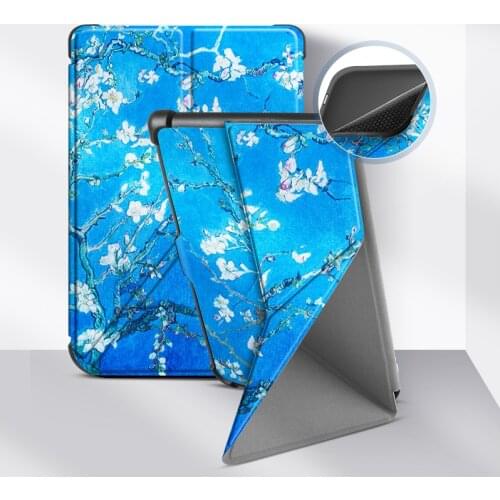Case for Pocketbook 606 628 633 616 627 632 Origami Stand Cover Case + Protective Film + Stylus Pen