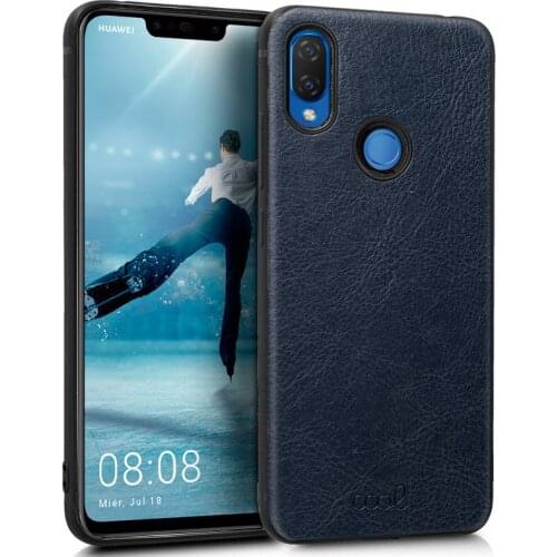 Case Huawei P Smart Plus Leather Skin Navy