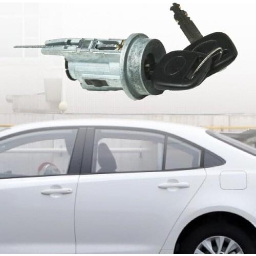 Ignition Lock Cylinder Key Maintenance Easy Installation Metal Well-suited 69057-12340 Ignition Latch for Toyota Corolla Geo Pri