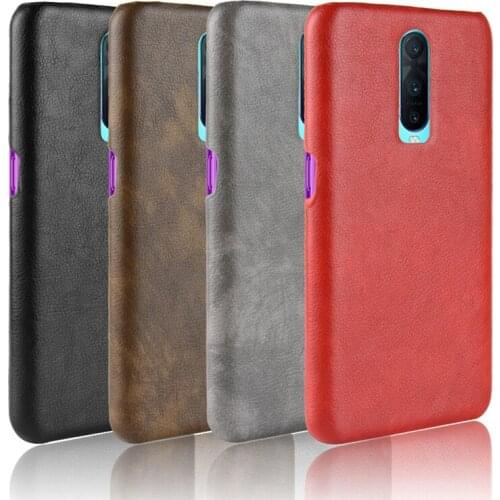 For OPPO R17 Case Luxury Ultra Slim Litchi Cover For OPPO R17 Pro Retro PC Shockproof Phone Cases