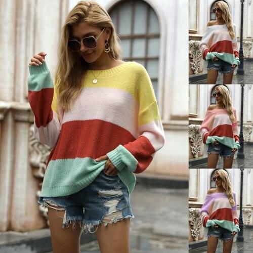 LAISIYI Womens Off Shoulder Pullovers