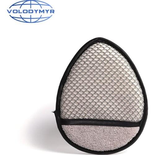 Car Wash Glove Microfiber Mitt Heart-shaped Gray Double Sides Tire Sponge for Auto Wash Tyre Brush Car Cleaning Wheel Cleaner