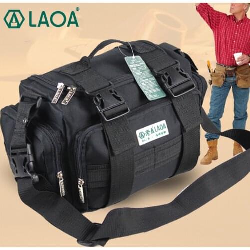 LAOA Multifunction Tool Bag Large Capacity Professional Repair Tools Bag Messenger Bag
