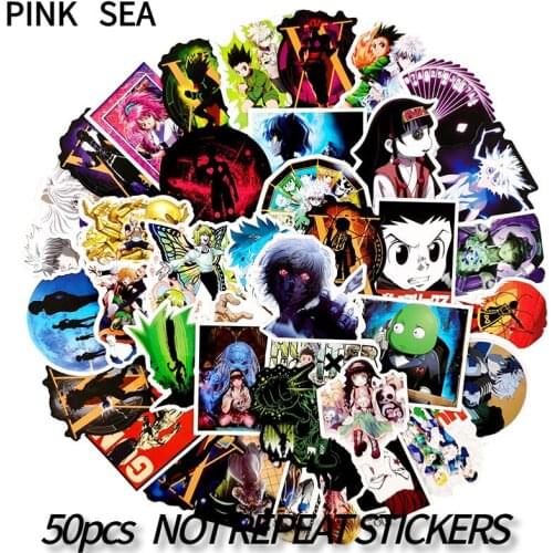 10/30/50pcs/set HUNTER X HUNTER Cartoon Anime Graffiti Stickers For Phone Skateboard Laptop Motorcycle Luggage Scrapbook Bicycle