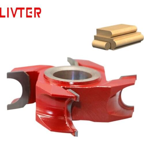 LIVTER semicircular tungsten steel alloy end mill trimming knife wood shaper cutter head grooving blade