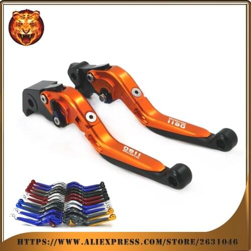 Adjustable Folding Extendable Brake Clutch Lever For KTM 1190 ADVENTURE ADV 2013 2014 2015 2016 WITH LOGO Motorcycle 1190ADV