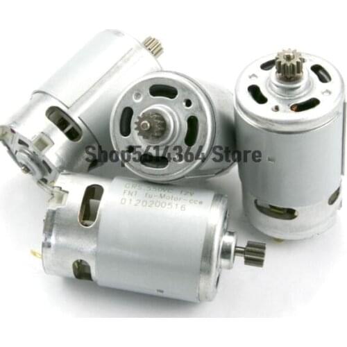 RS550 Motor 17 Teeth 15 Teeth 14 11 Teeth 9.6V 10.8V 12V 14V14.4V 16.8V 18V Gear 3mm Shaft For Cordless Charge Drill Screwdriver