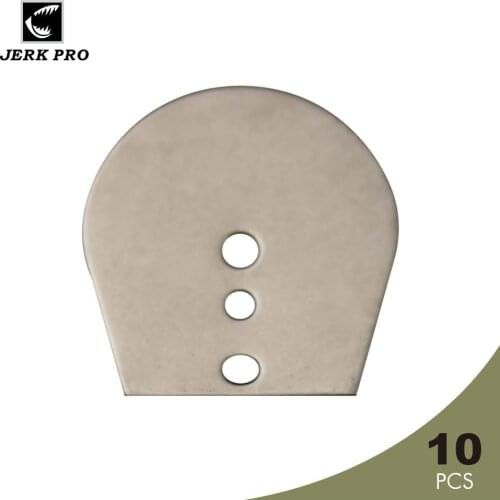 JERK POR 10PCS Stainless Steel Swim Jig Blades For Chatterbait Shakee Blade Angler’s Tackle Craft