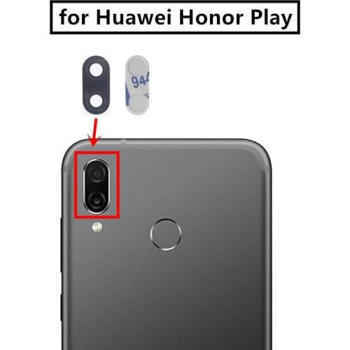 2pcs for huawei honor play Camera Glass Lens Back Rear Camera Glass Lens with Glue Replacement Repair Spare Parts