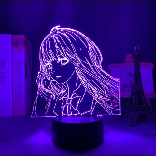 Kimi Ni Todoke Led Night Light for Kids Bedroom Decor Nightlight Birthday Gift Anime Gadget Room Table Lamp Sawako Kuronuma