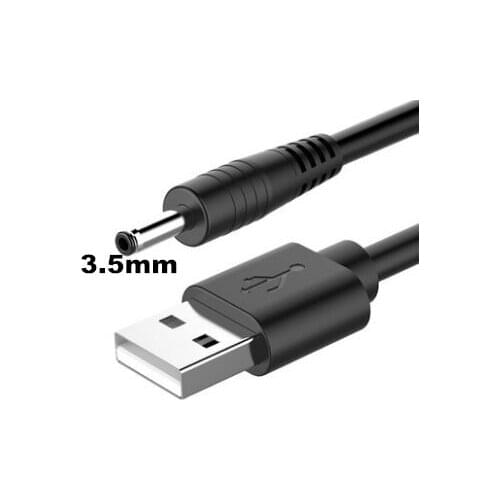 USB to DC 3.5mm Charging Cable USB A Male to 3.5 Jack Connector 5V Power Supply Charger Adapter for USB HUB Power Cable