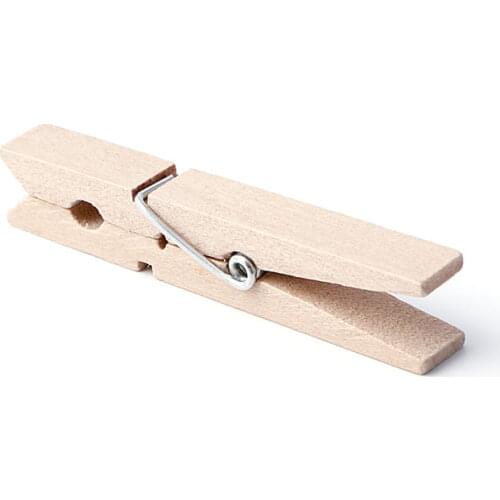 50pcs Mini Natural Wood Clothes Pegs For Craft Events Photo Paper Peg Pin Clothespin Craft Clips Office Stationery Dropshipping